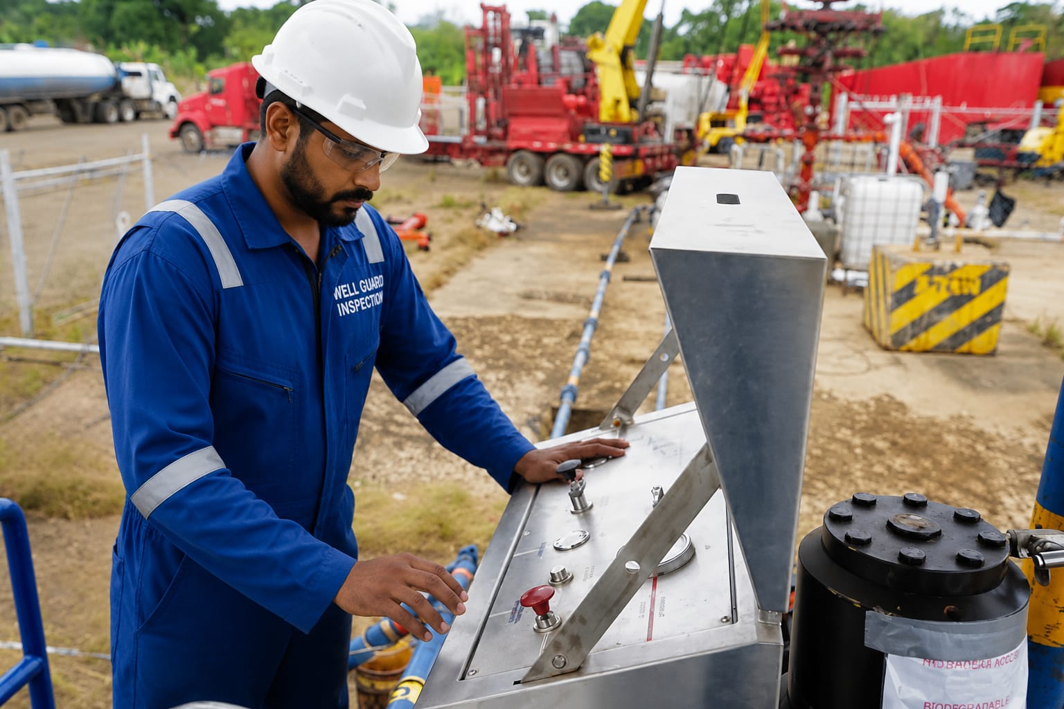 Independent pressure test witnessing and verification on site